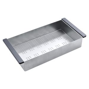 Escorredor Luxo Multiuso Arell Aço Inox 1mm E01