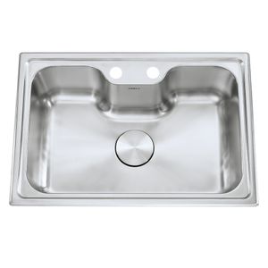 CUBA KAMEEL AÇO INOX ESCOVADO 0.8MM C/ ACESSÓRIOS 66X45X20CM
