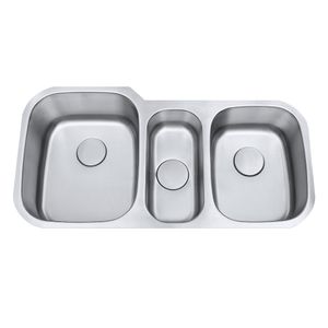 Cuba Tripla Cozinha Gourmet Arell Aço Inox 1mm Escovado C301