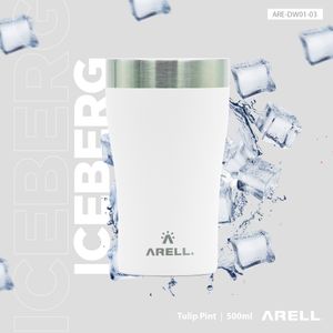 Copo Térmico Arell Inox a Vácuo 500ml Iceberg Sem Tampa