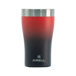 Copo Térmico Arell Inox a Vácuo 500ml Red Black Sem Tampa