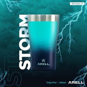Copo Térmico Arell Inox a Vácuo 500ml Storm Sem Tampa