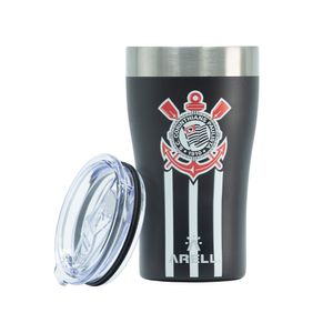 Copo Térmico Arell Inox a Vácuo 500ml  Oficial  Corinthians