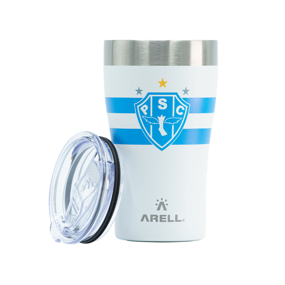 Copo Térmico Arell Inox a Vácuo 500ml  Oficial  Paysandu