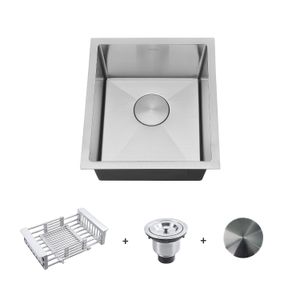 Cuba Pia Cozinha Gourmet Arell Aço Inox 35x40 e Acessórios