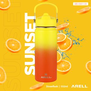 Garrafa Térmica Vácuo Straw Flask Arell 532ml  Sunset