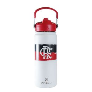 Garrafa Térmica Vácuo Straw Flask Arell 532ml  Flamengo 16